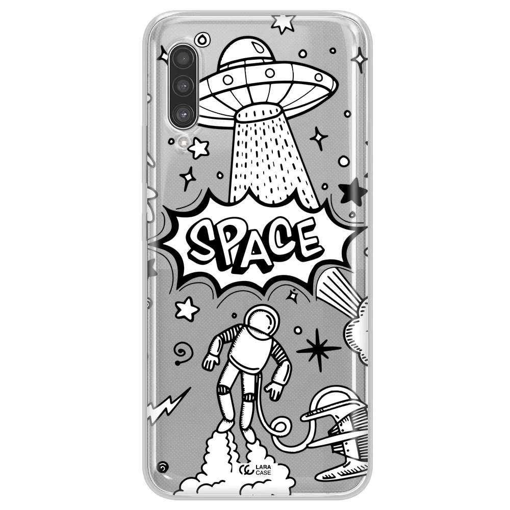 Space Poster Samsung A90 Clear TPU Case