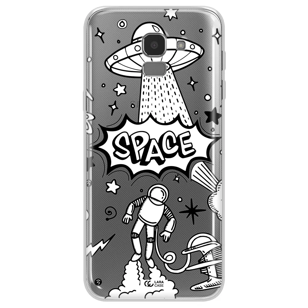 Space Poster Samsung J6 Clear TPU Case