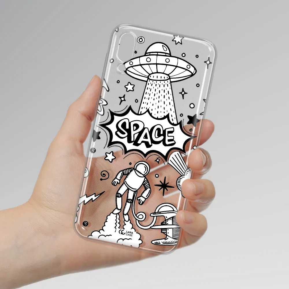 Space Poster Samsung M10 Clear TPU Case