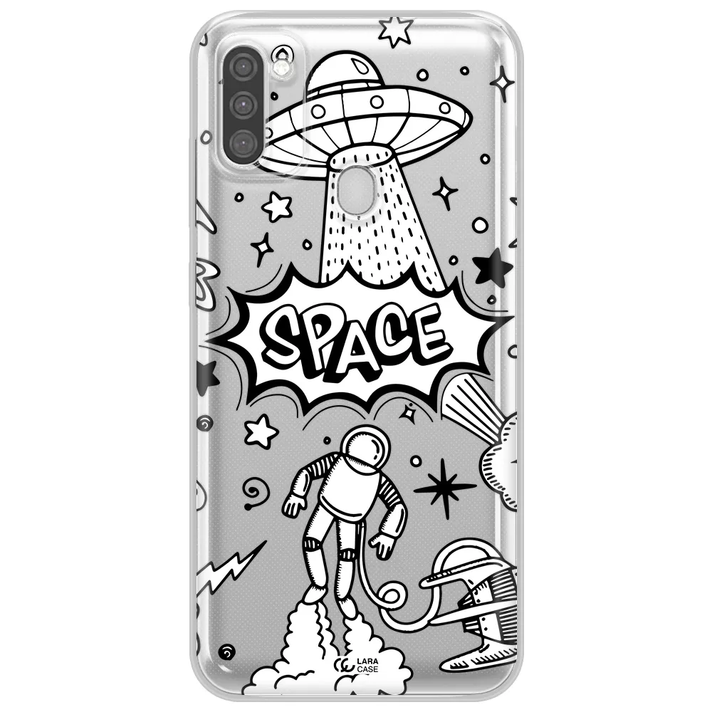 Space Poster Samsung M11 Clear TPU Case