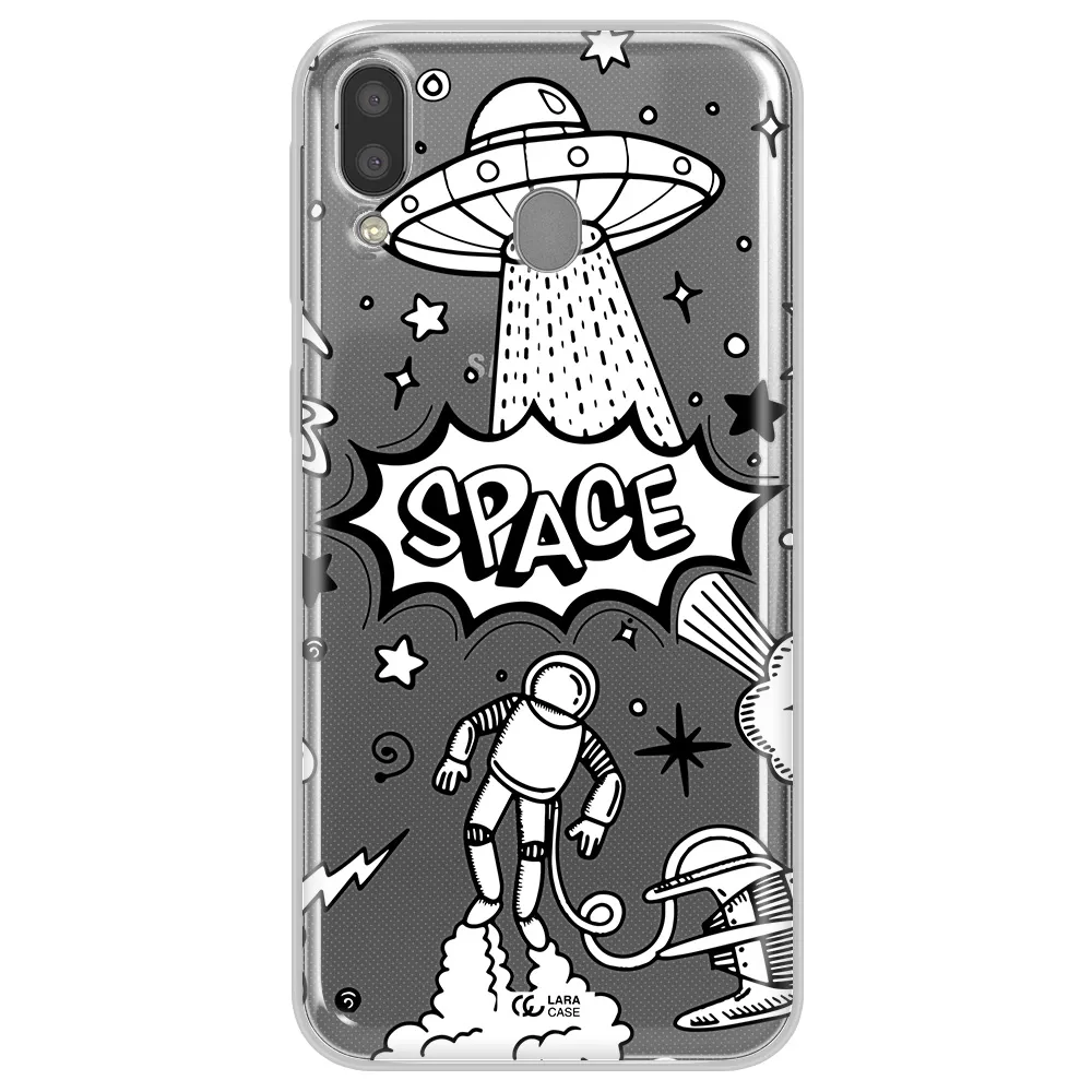 Space Poster Samsung M20 Clear TPU Case