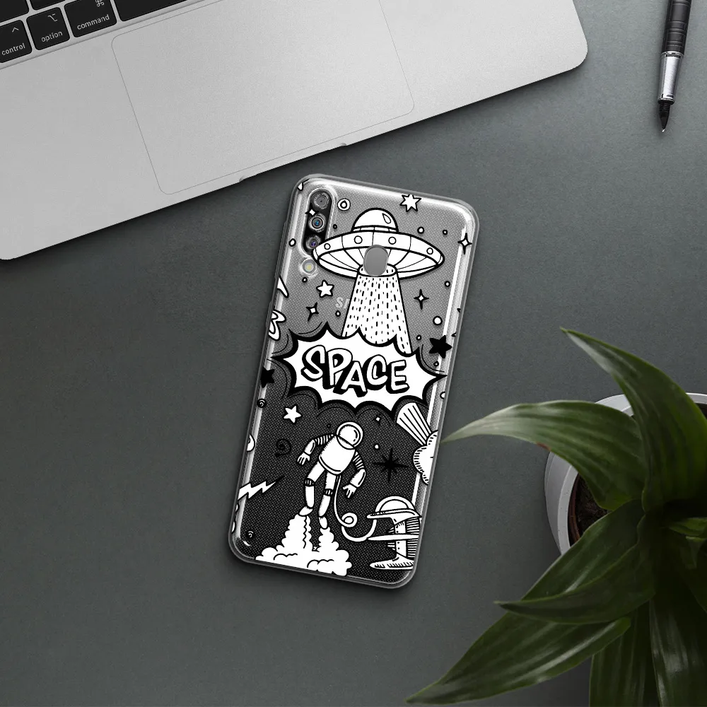 Space Poster Samsung M30 Clear TPU Case