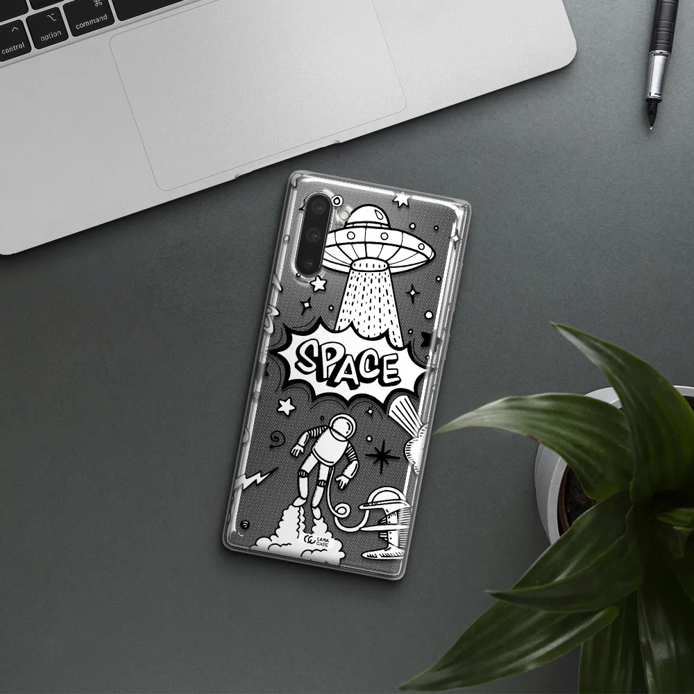 Space Poster Samsung Note 10 Clear TPU Case