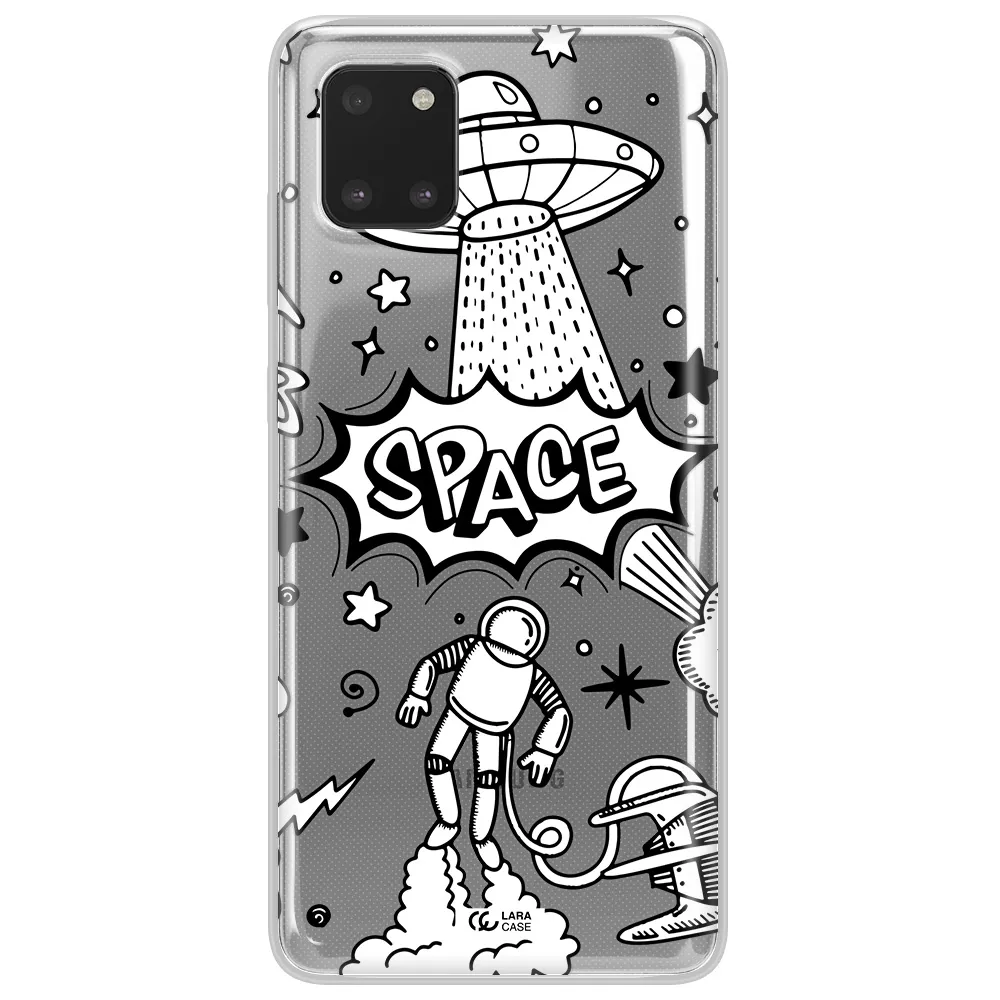 Space Poster Samsung Note 10 Lite Clear TPU Case