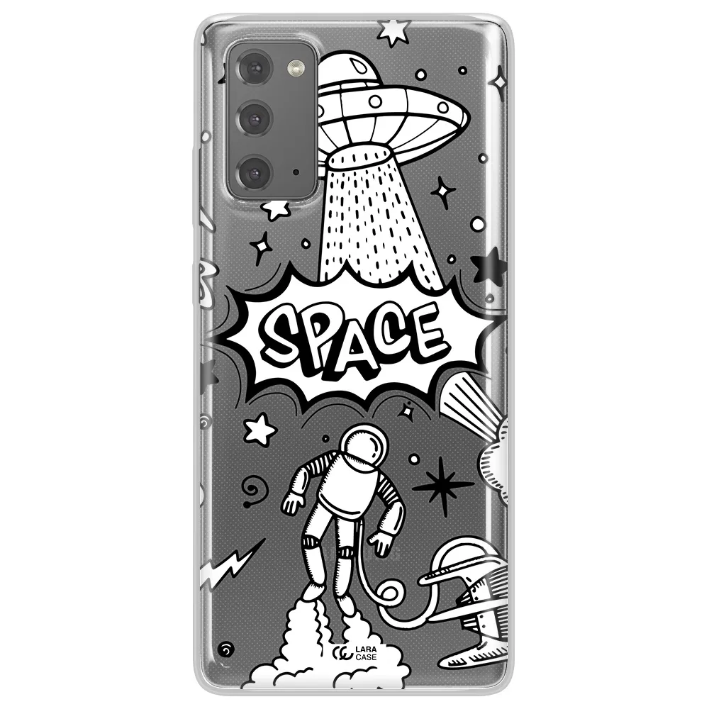 Space Poster Samsung Note 20 Clear TPU Case