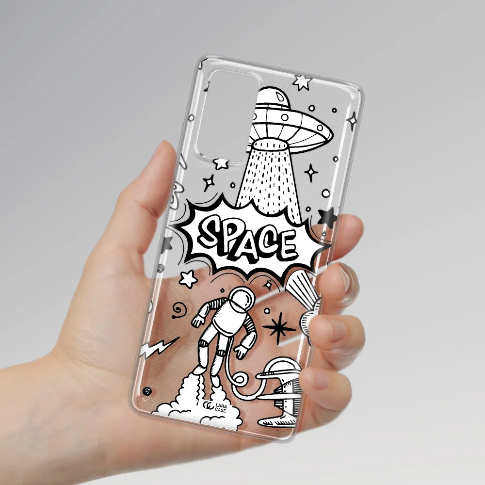 Space Poster Samsung Note 20 Clear TPU Case