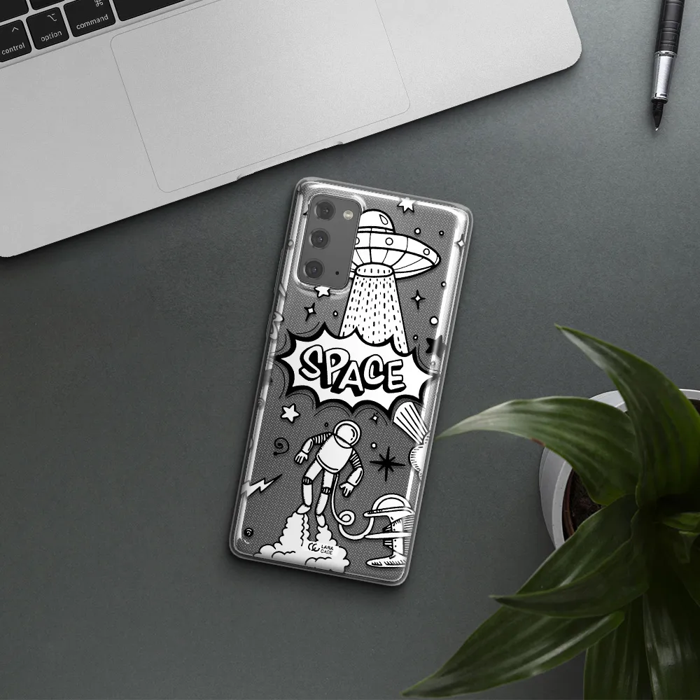 Space Poster Samsung Note 20 Clear TPU Case