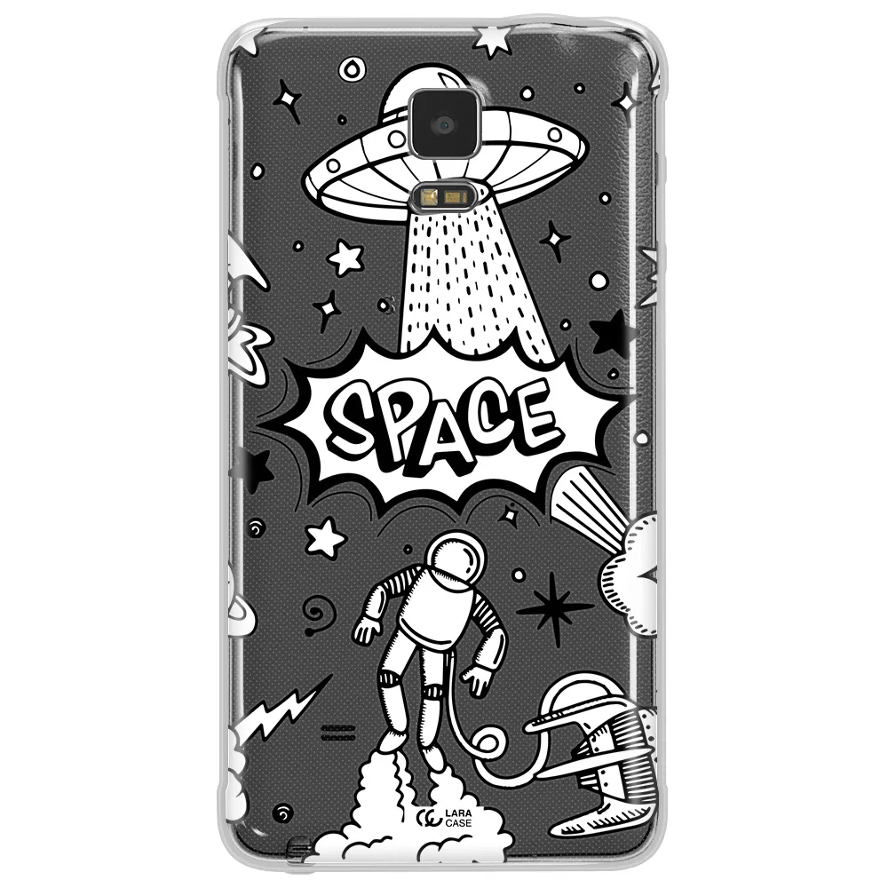 Space Poster Samsung Note 4 Clear TPU Case