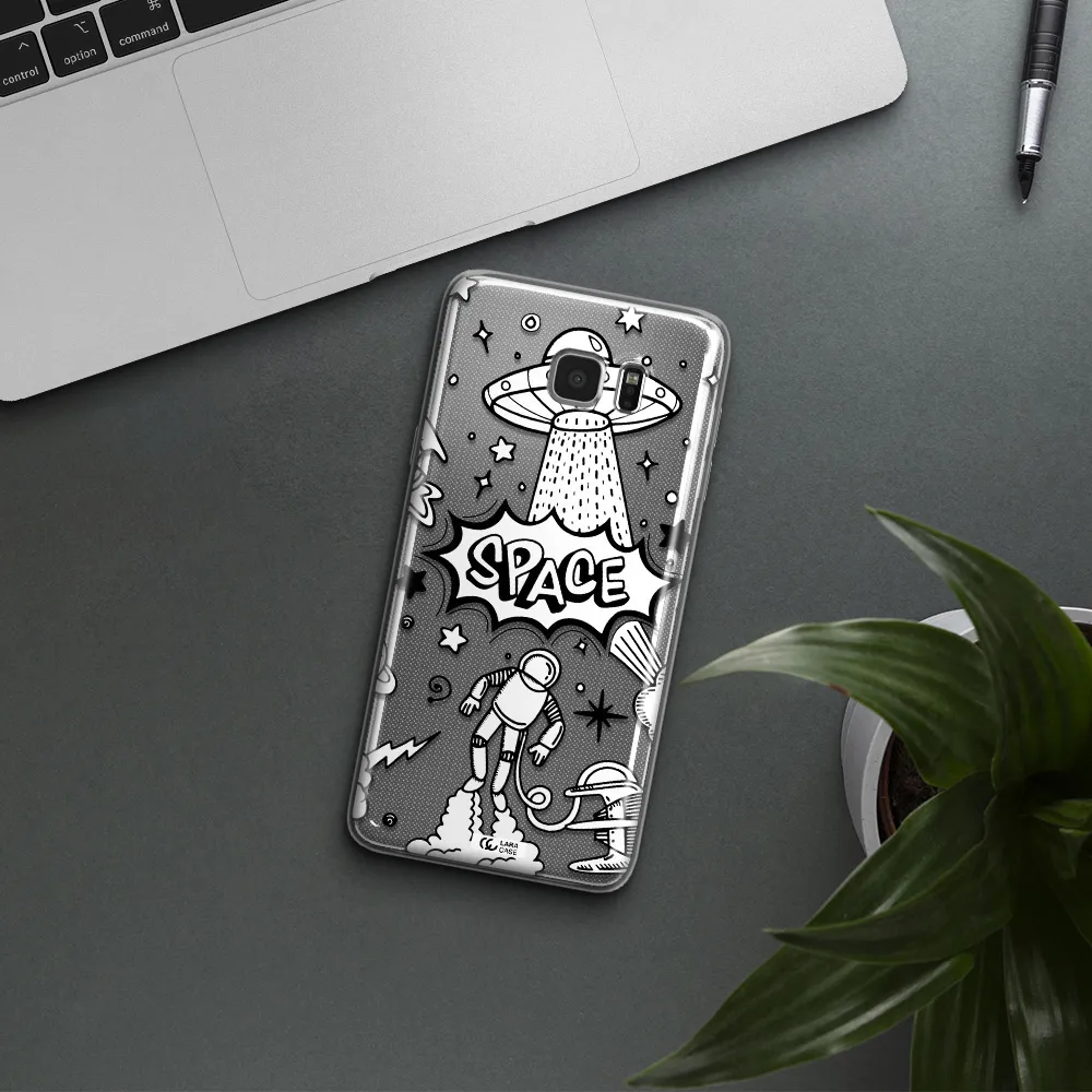 Space Poster Samsung Note 5 Clear TPU Case