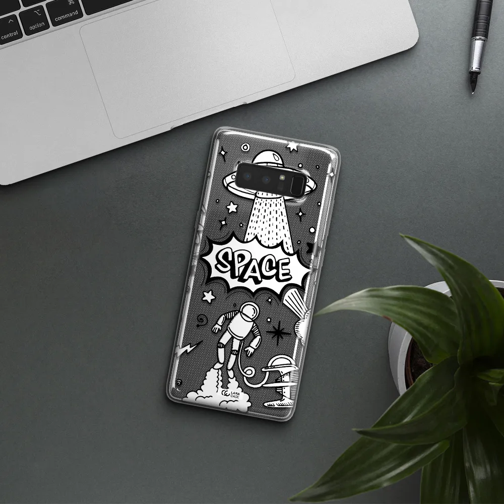 Space Poster Samsung Note 8 Clear TPU Case