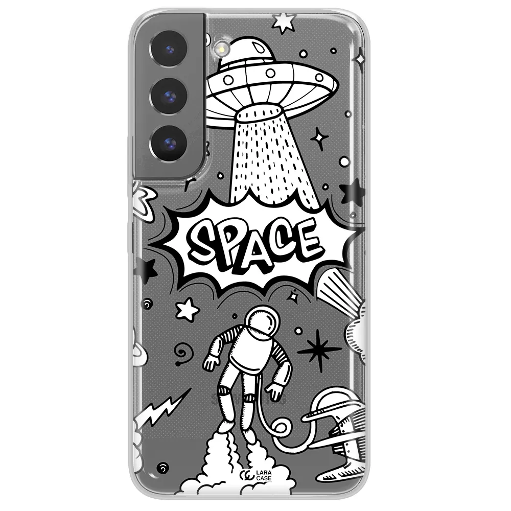 Space Poster Samsung S 22 Plus Clear TPU Case