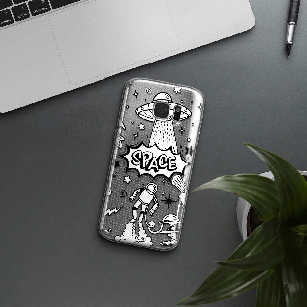 Space Poster Samsung S 7 Clear TPU Case