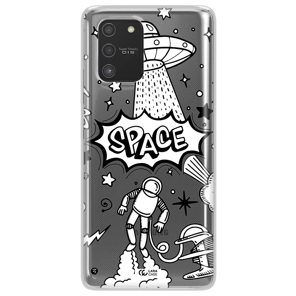Space Poster Samsung S10 Lite Clear TPU Case