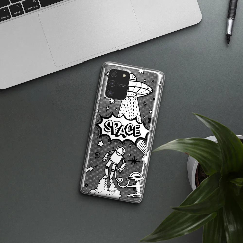 Space Poster Samsung S10 Lite Clear TPU Case