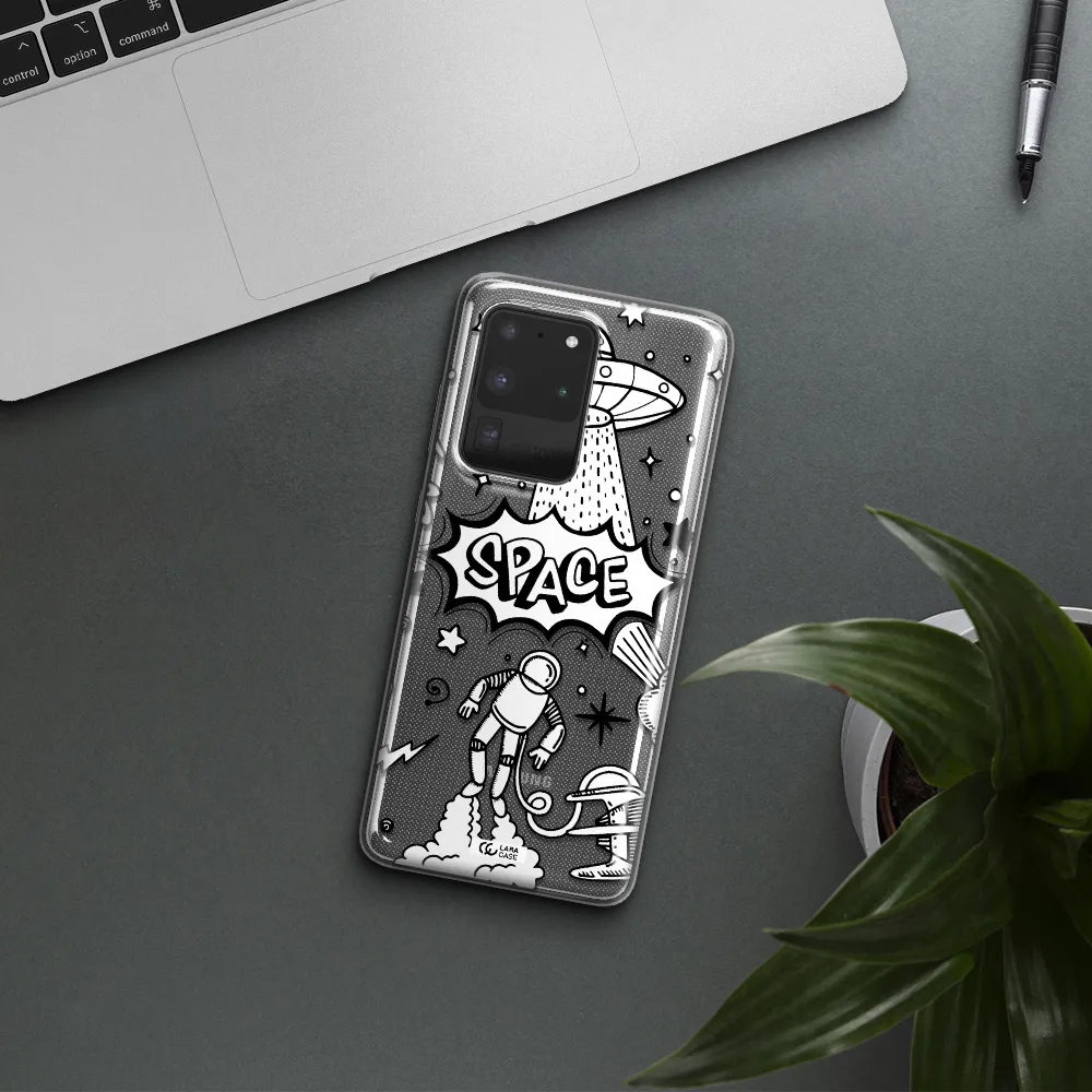 Space Poster Samsung S20 Ultra Clear TPU Case