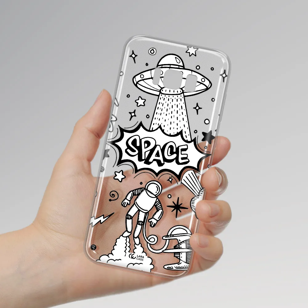 Space Poster Samsung S8 Clear TPU Case