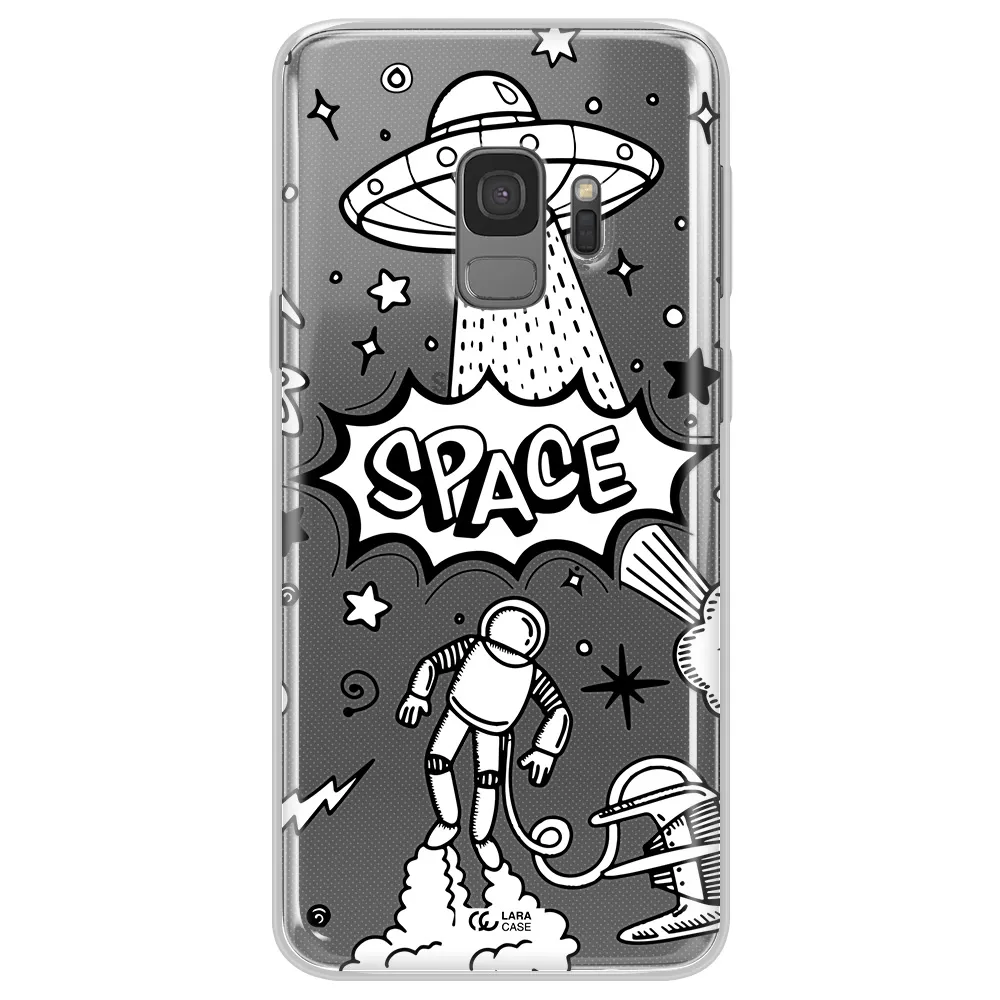 Space Poster Samsung S9 Clear TPU Case