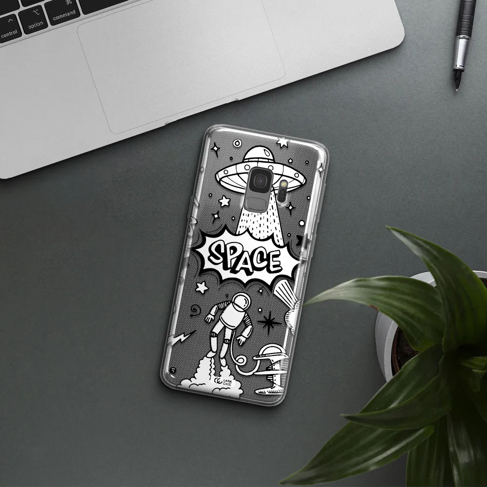 Space Poster Samsung S9 Clear TPU Case