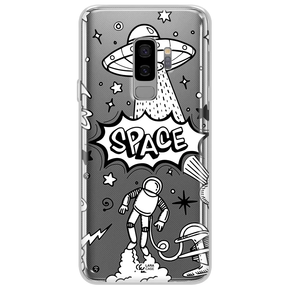 Space Poster Samsung S9 Plus Clear TPU Case
