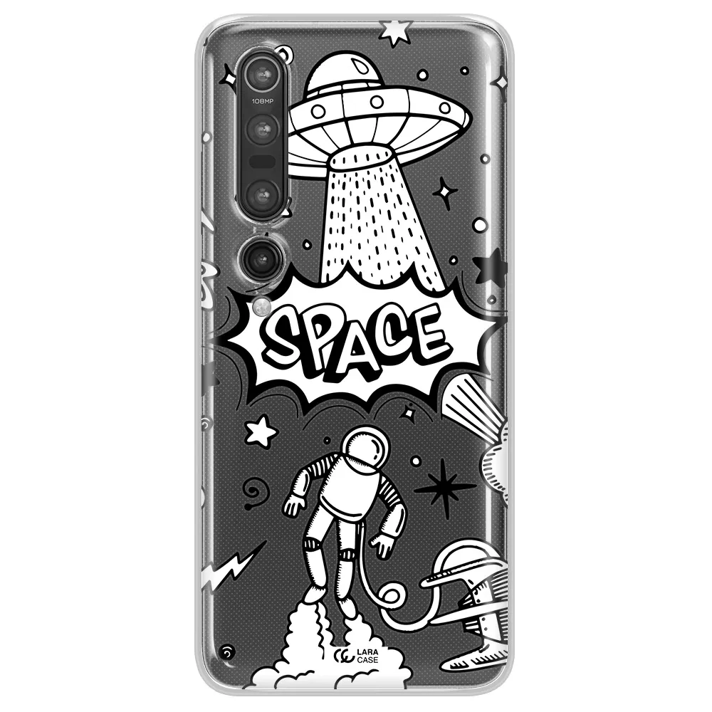 Space Poster Xiaomi Mi 10 Pro Clear TPU Case