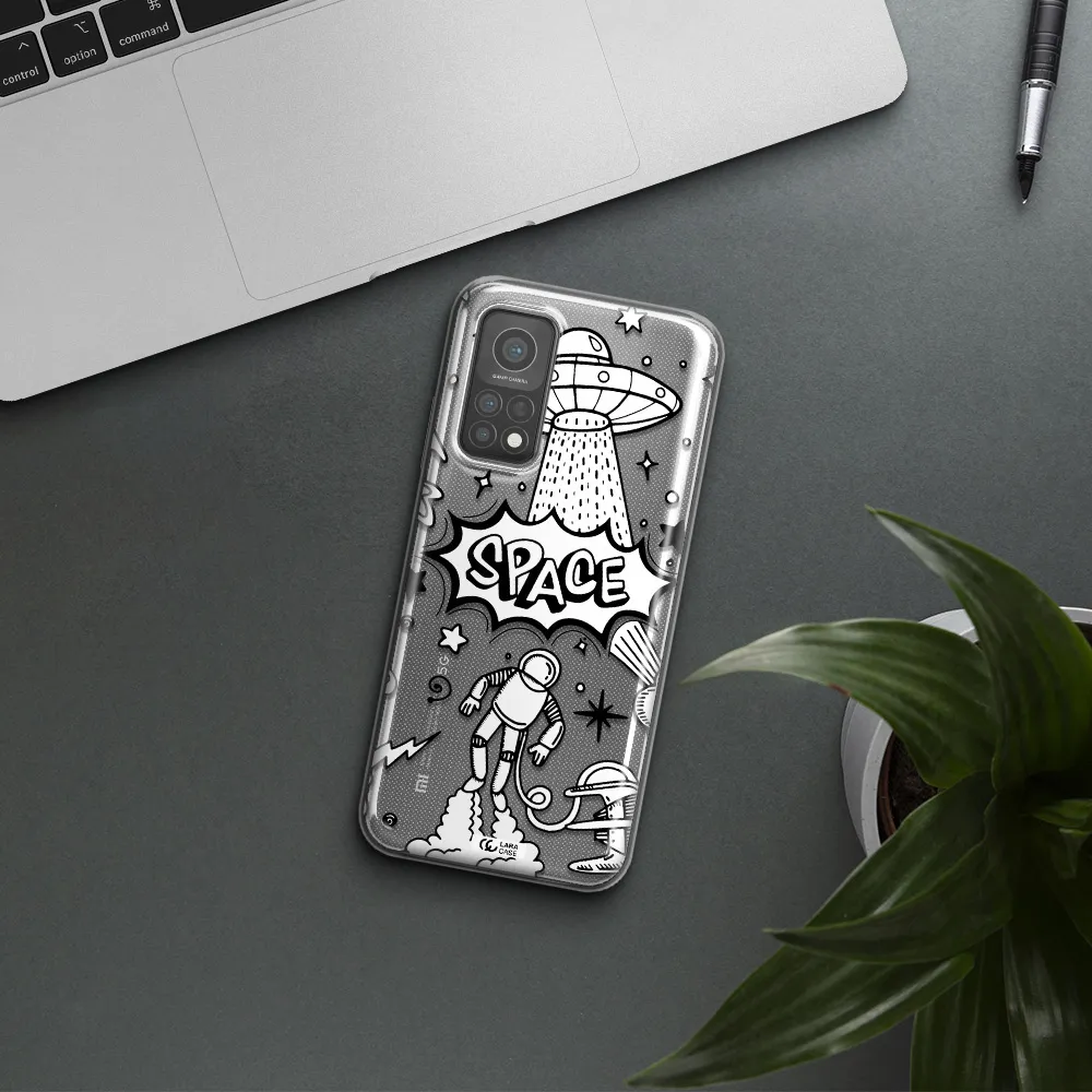 Space Poster Xiaomi Mi 10 T Pro Clear TPU Case