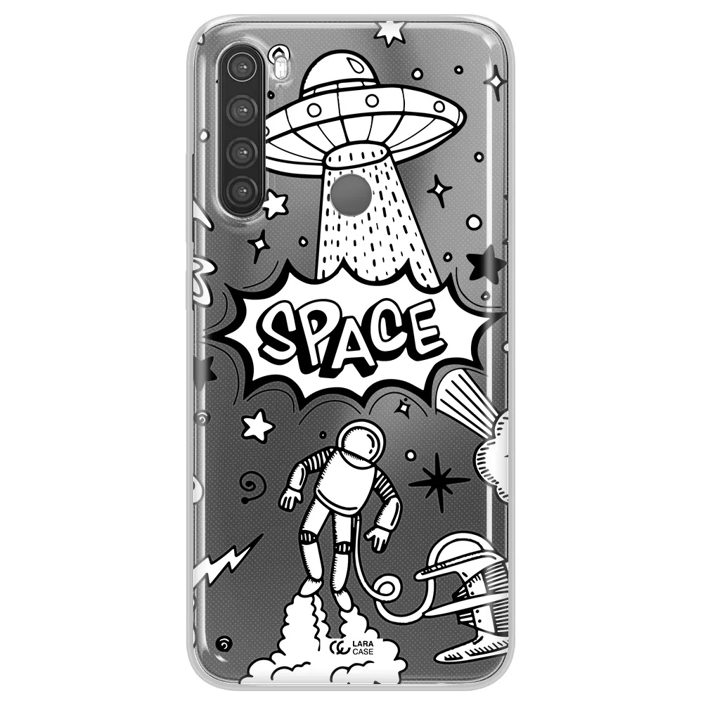 Space Poster Xiaomi Note 8 Clear TPU Case