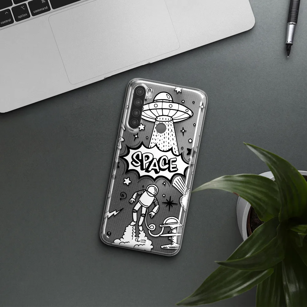Space Poster Xiaomi Note 8 Clear TPU Case