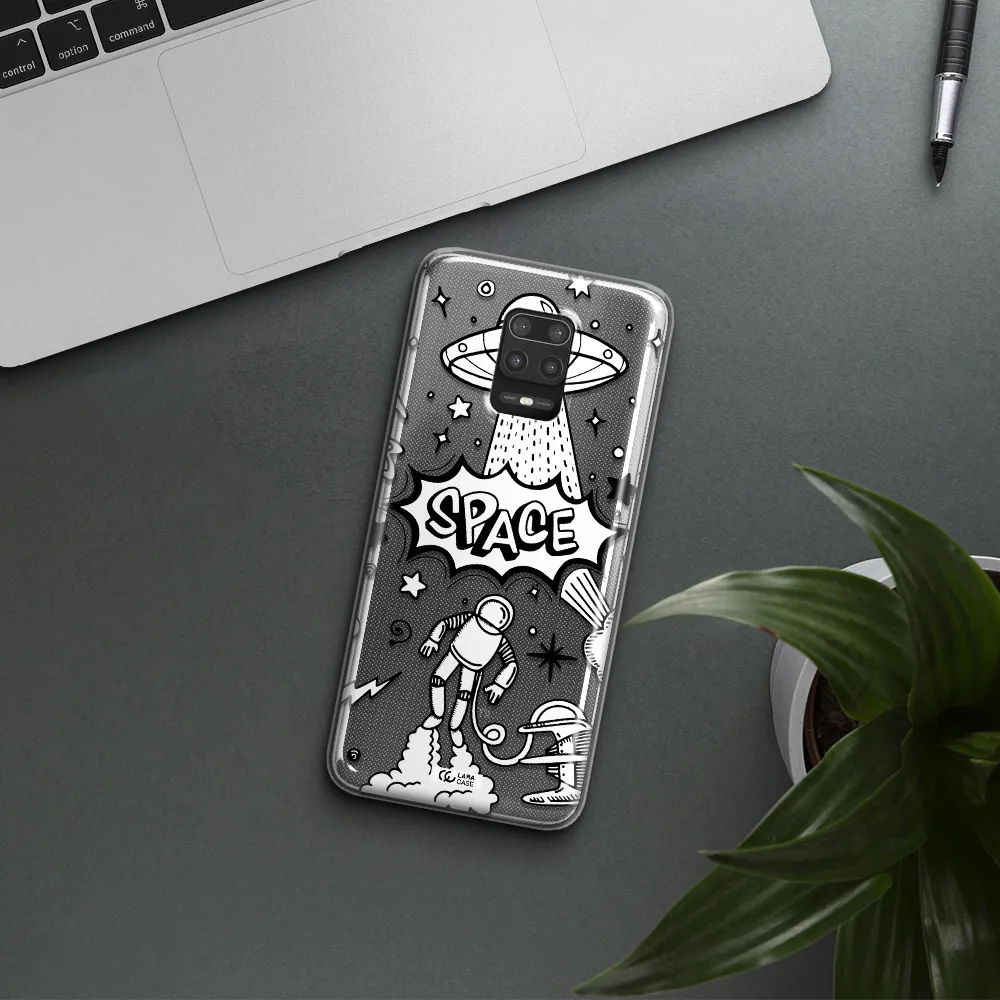 Space Poster Xiaomi Note 9S Clear TPU Case