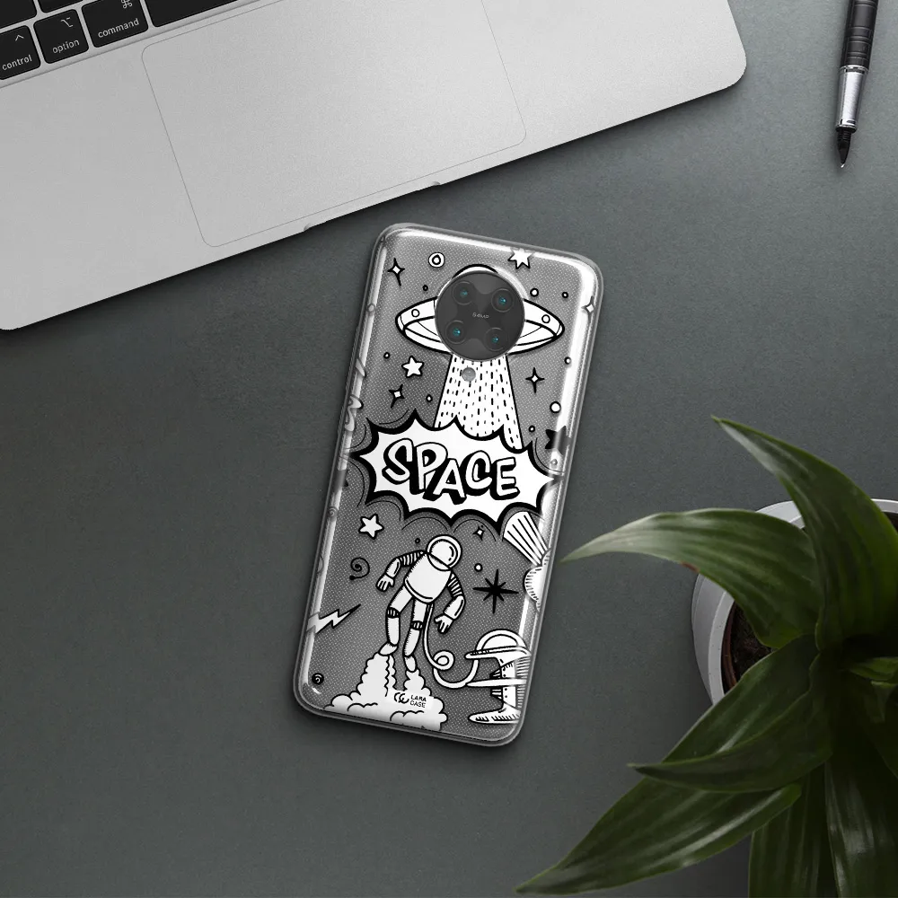 Space Poster Xiaomi Poco F2 Pro Clear TPU Case