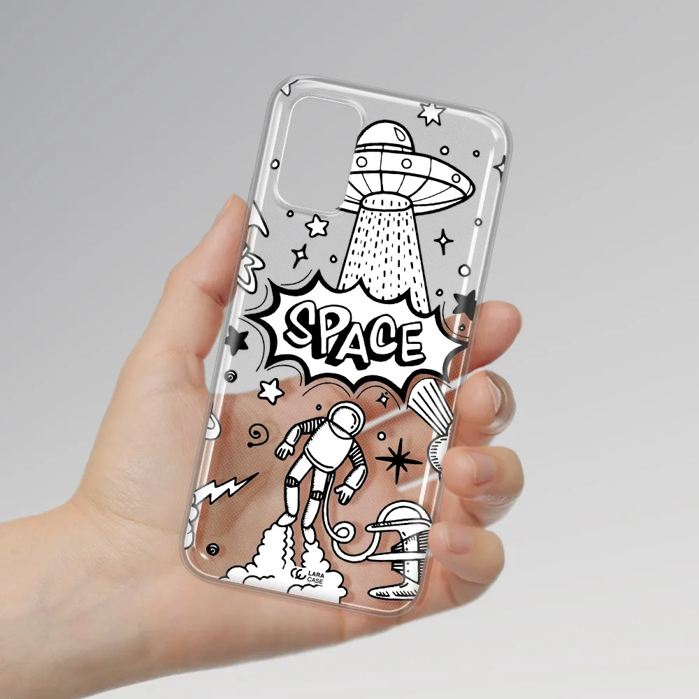 Space Poster Xiaomi Poco M3 Clear TPU Case
