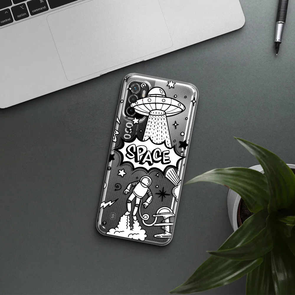 Space Poster Xiaomi Poco M3 Pro Clear Tpu Case