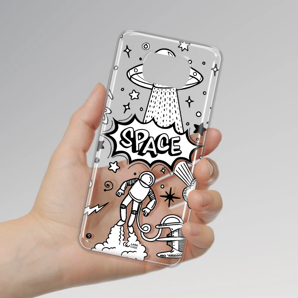 Space Poster Xiaomi Poco X3 Clear TPU Case