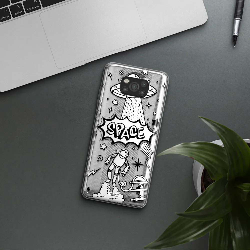 Space Poster Xiaomi Poco X3 Clear TPU Case