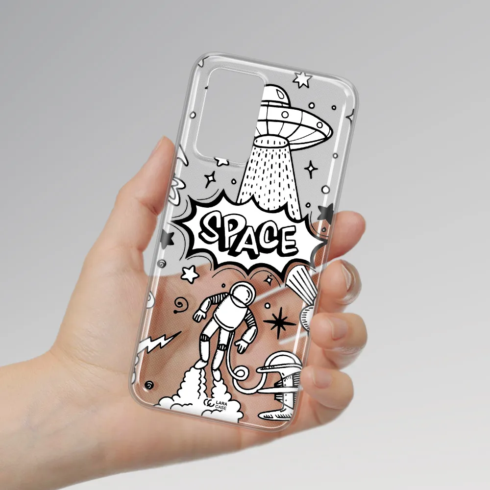 Space Poster Xiaomi Redmi 10 Clear TPU Case