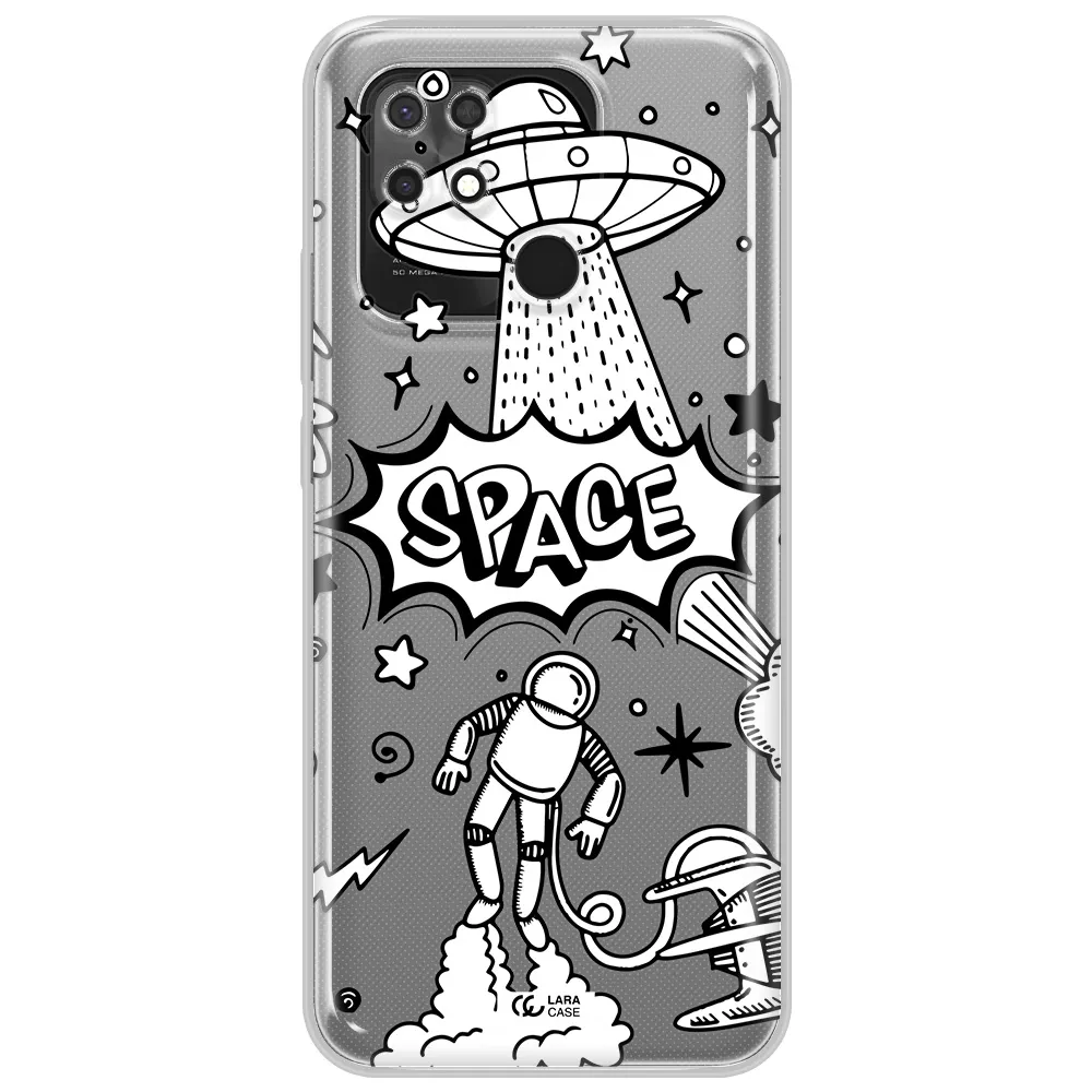 Space Poster Xiaomi Redmi 10C Clear TPU Case