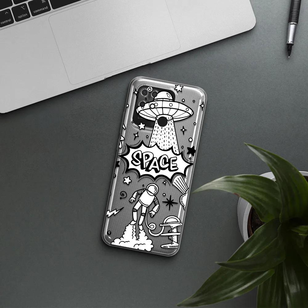 Space Poster Xiaomi Redmi 10C Clear TPU Case