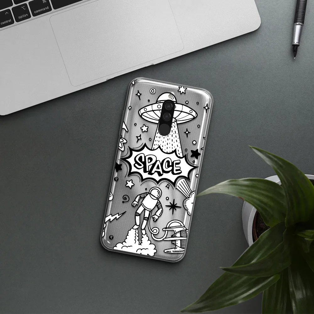 Space Poster Xiaomi Redmi 8 Clear Tpu Case
