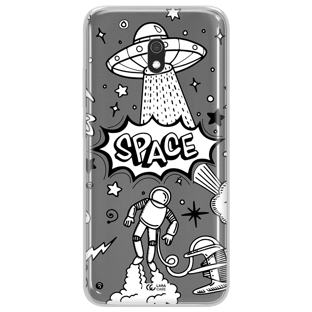 Space Poster Xiaomi Redmi 8A Clear TPU Case