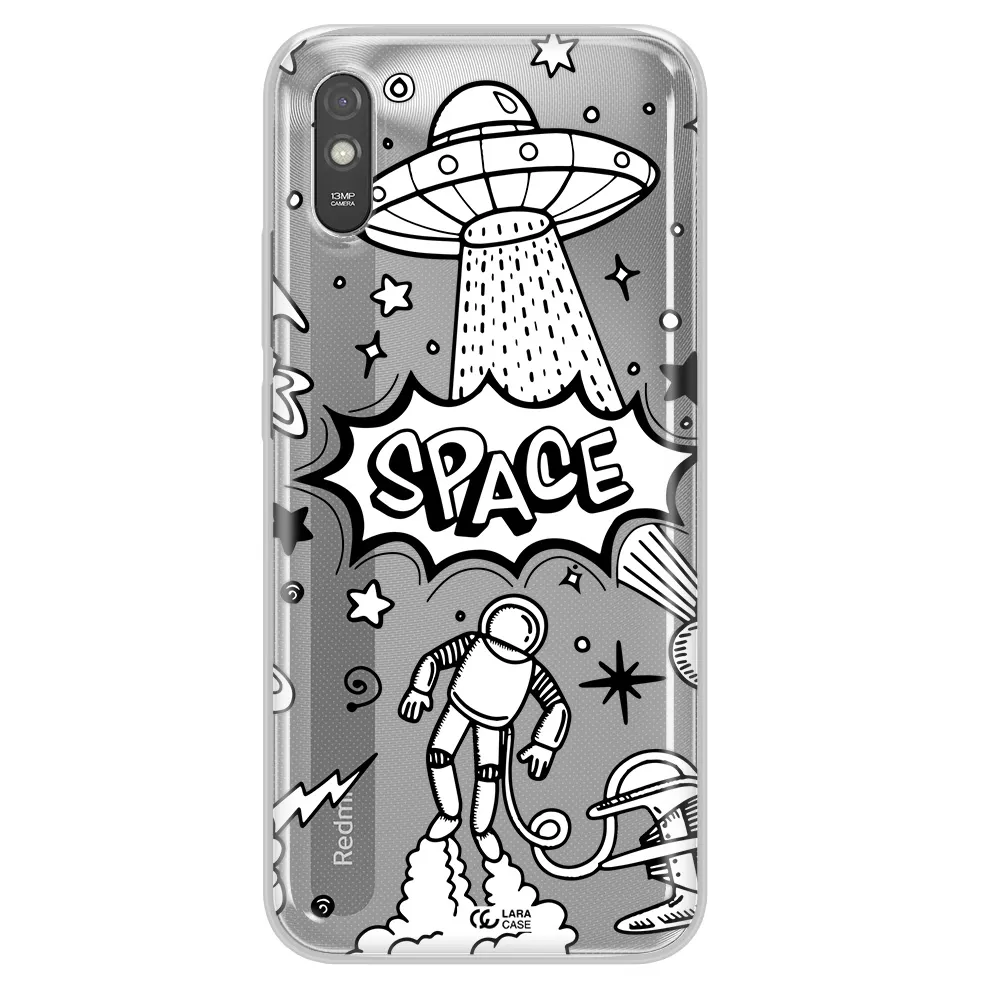 Space Poster Xiaomi Redmi 9A Clear TPU Case