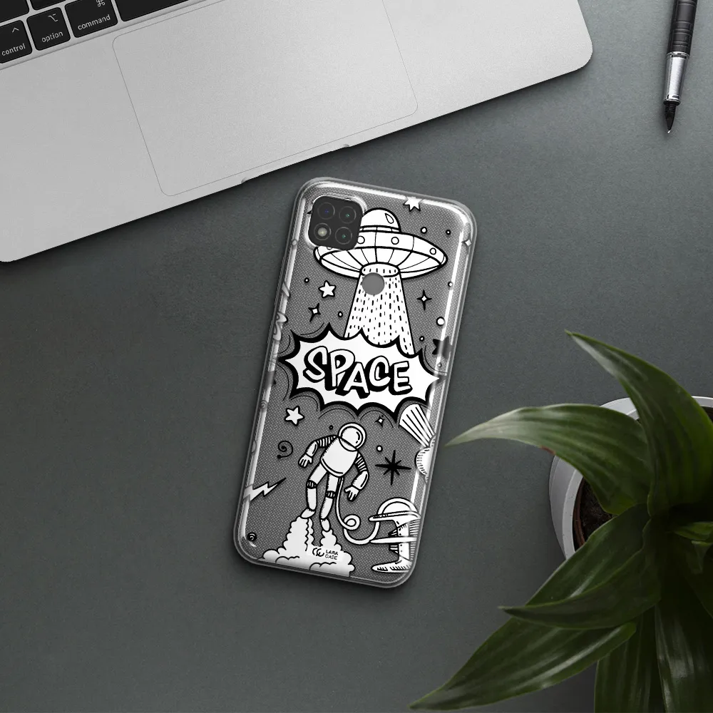 Space Poster Xiaomi Redmi 9C Clear TPU Case