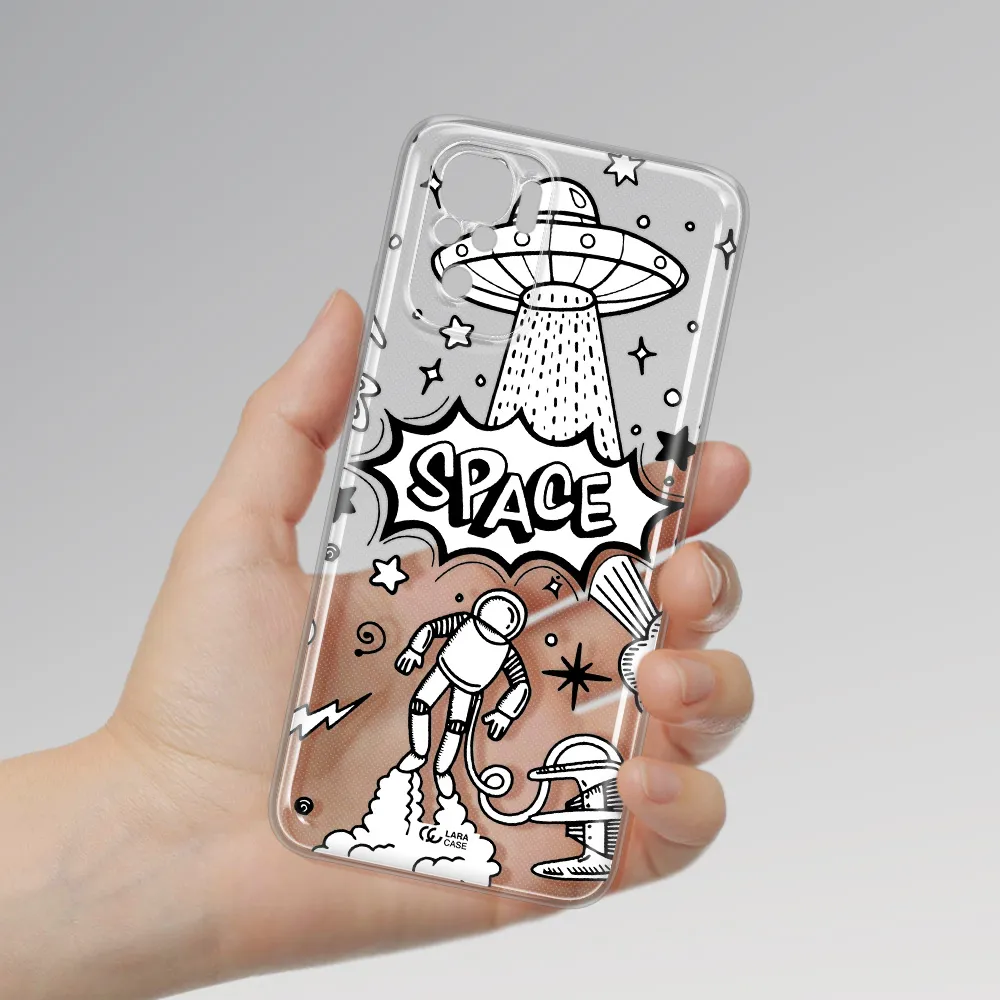 Space Poster Xiaomi Redmi Note 10S Clear Tpu Case