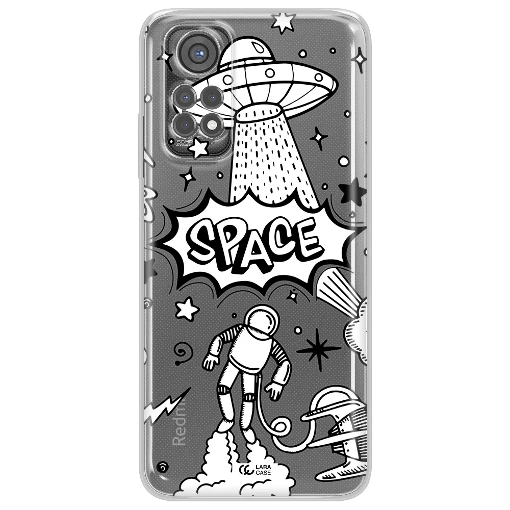 Space Poster Xiaomi Redmi Note 11S Clear Tpu Case