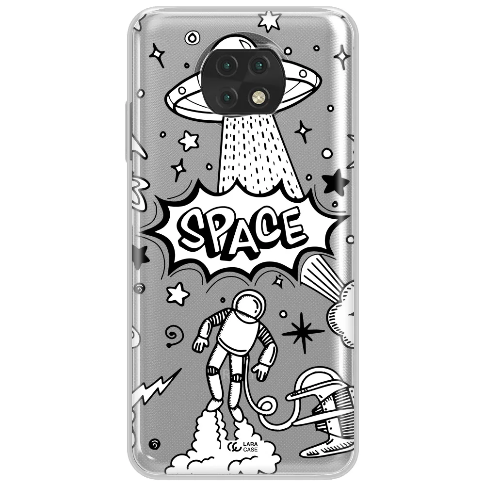 Space Poster Xiaomi Redmi Note 9T Clear Tpu Case