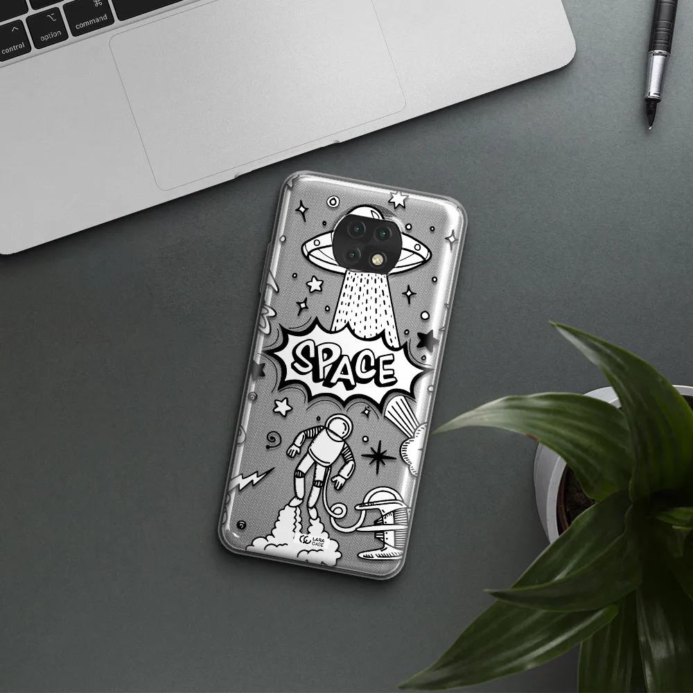 Space Poster Xiaomi Redmi Note 9T Clear Tpu Case