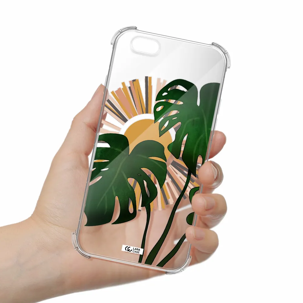 Monstera Leaf Apple iPhone 6 Clear PC Case