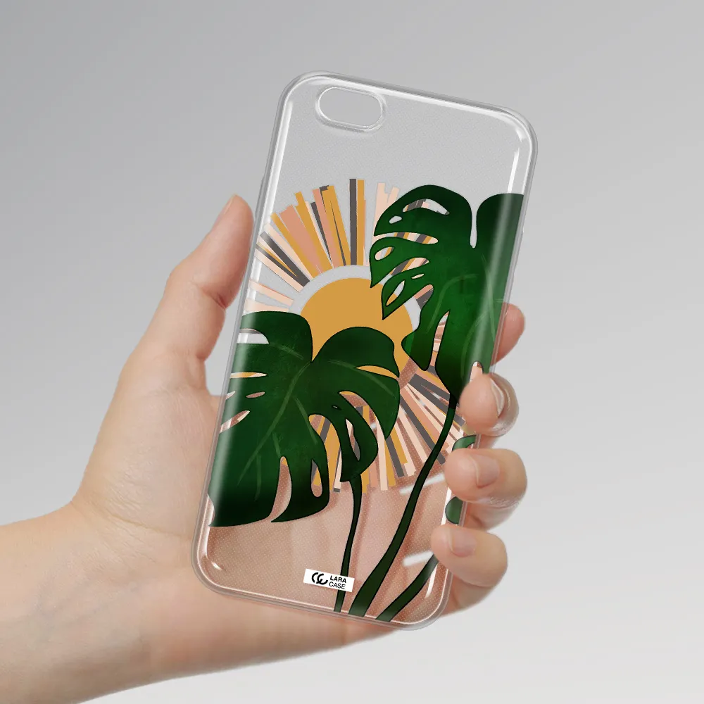 Monstera Leaf Apple iPhone 6 Clear TPU Case