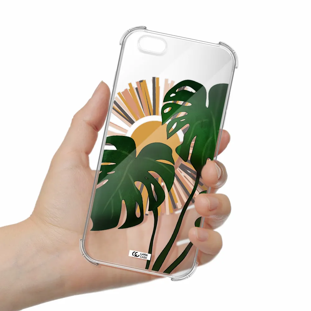 Monstera Leaf Apple iPhone 6 plus Clear PC Case