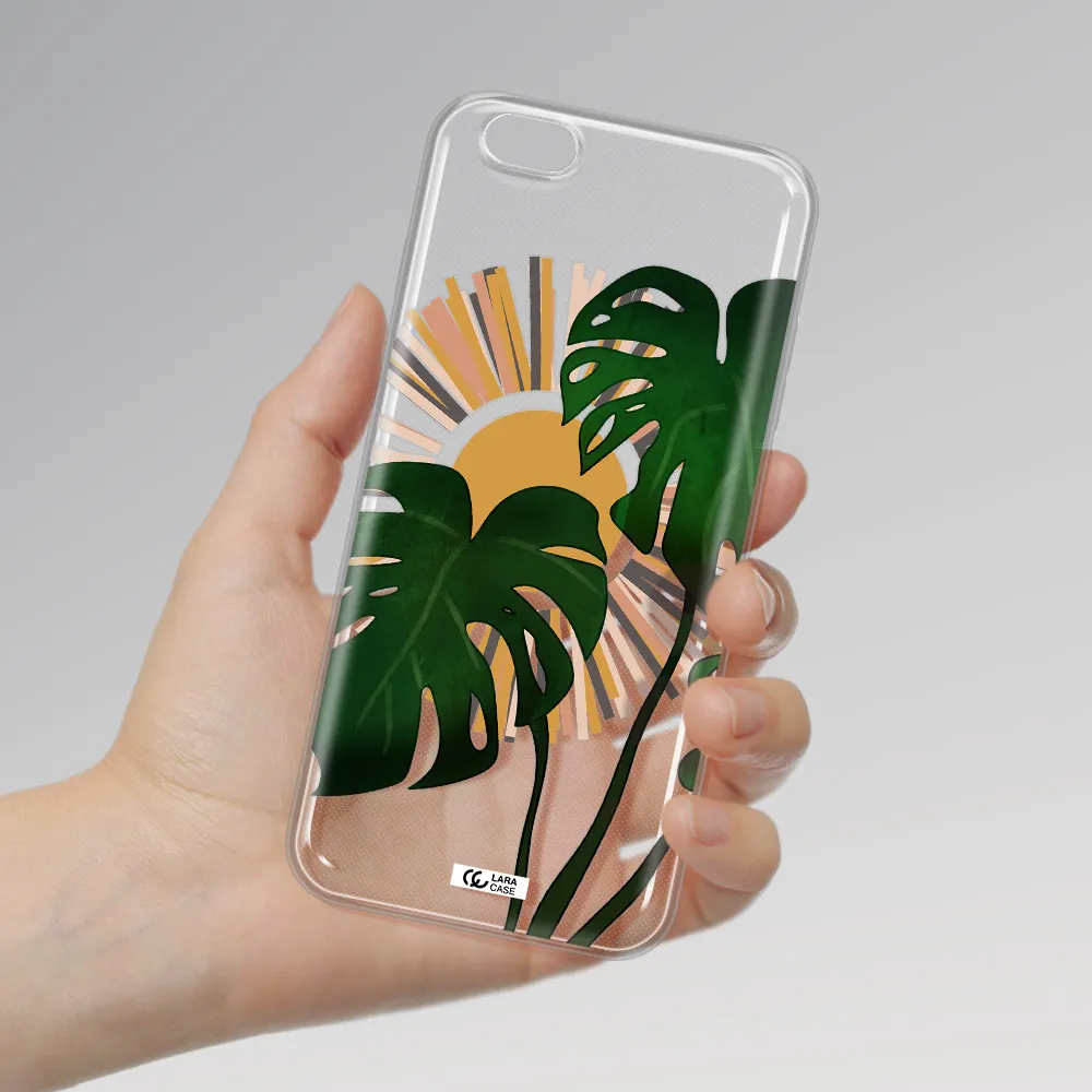 Monstera Leaf Apple iPhone 6 s plus Clear TPU Case