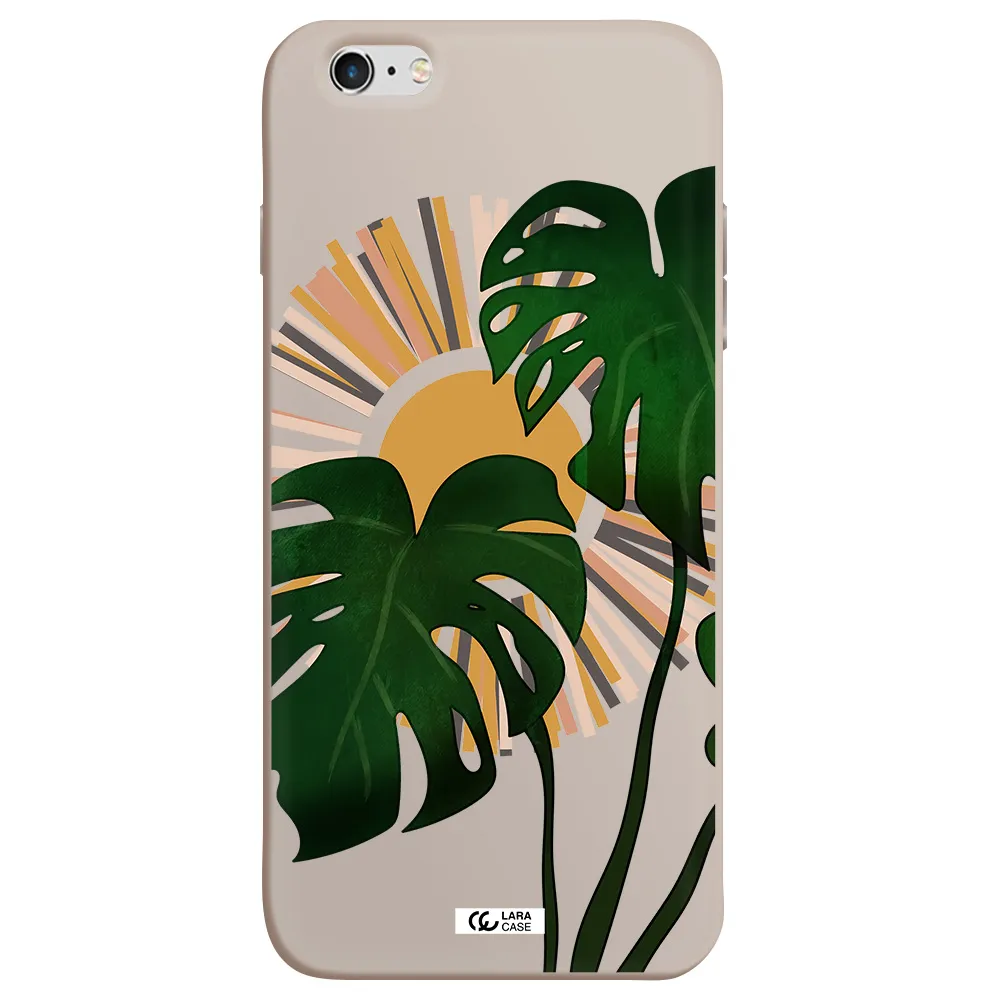 Monstera Leaf Apple iPhone 6 s plus Silicone Stone Case