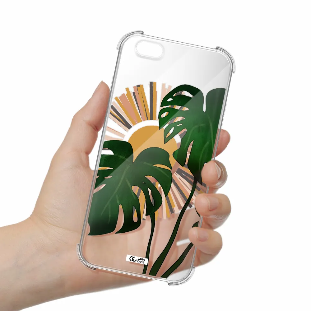 Monstera Leaf Apple iPhone 6S Clear PC Case